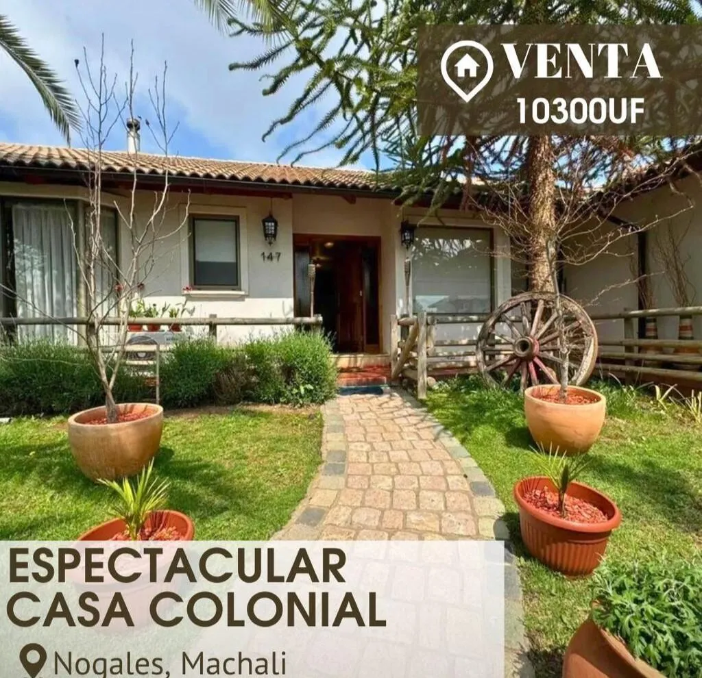 Imagen 2 de 23 de En Venta 821m2- 4hab - Ideal Para Invertir- Nogales Machalí