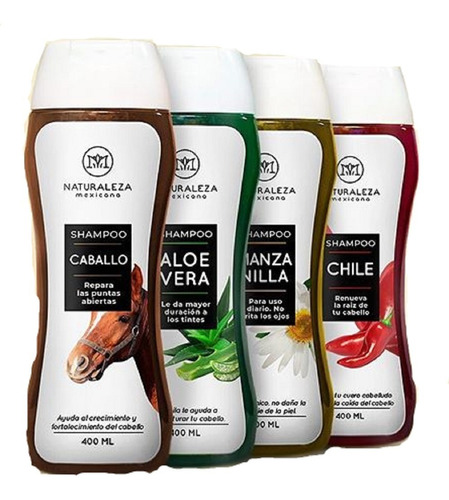 Shampoo Con Extracto De Chile Naturaleza Mexicana