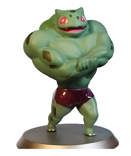 Figura De Acción - Pokemon - Bulbasaur- Musculoso