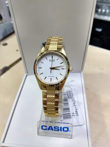 Reloj Casio LTP-1274G dorado para dama