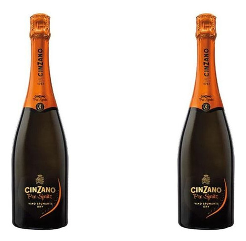 Pack X2u Champagne Espumante Cinzano Pro Spritz 750ml