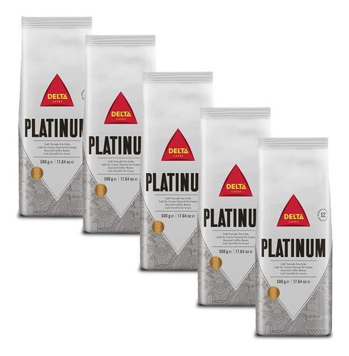 Café Em Grãos Delta Cafés Platinum Int 12 Kit 5 Unid De 500g