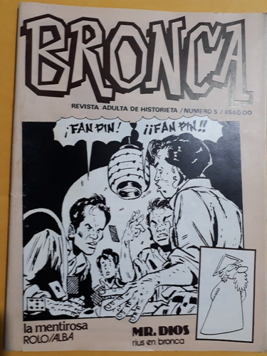 Cómic Bronca # 5, Rius, Solano, Rolo Diez, Etc. 60p. Cuidado