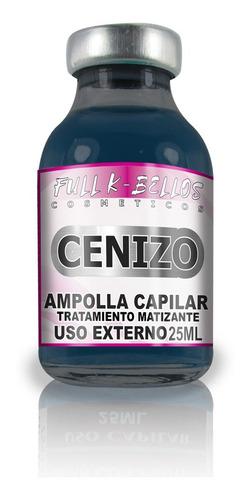 Ampolla Matizante Cenizo 25ml - mL a $400