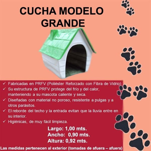 Imagen 4 de 5 de Cucha Modelo Grande 1,00 X 0,90 X 0.92
