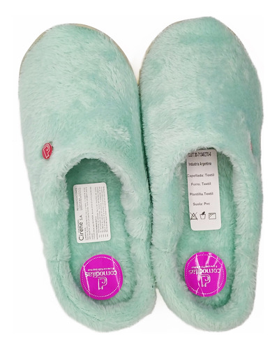 Comoditas Chinela Pantufla Dama Piel Invierno Lavarropa #841