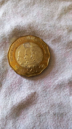 Moneda 20 Peso Bicentenario De Mexico