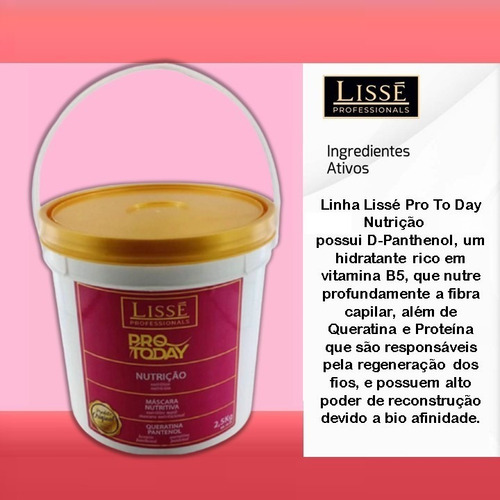 Imagem 5 de 8 de Máscara Revigorante 2,5kg + Máscara Nutrição Lissé 2,5kg
