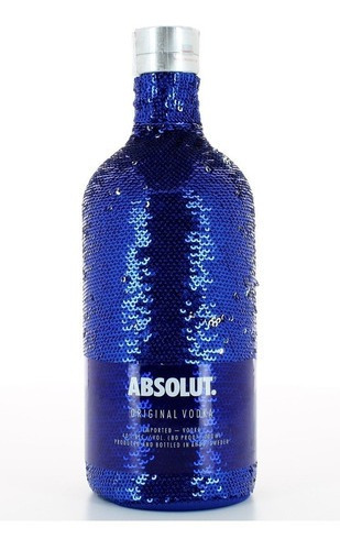 Vodka Absolut Uncover Sequin 750 Ml - Lacrada Com A Garrafa