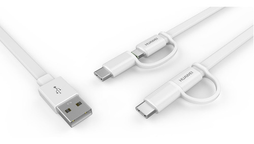 Imagen 1 de 1 de Huawei Cable Conector 2 En 1 Micro Usb Y Tipo C
