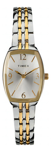 Reloj Mujer Timex Tw2t50200jt Cuarzo 21mm Pulso Bicolor