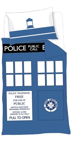 Juego De Funda Nórdica Doctor Who Timelord Tardis Sing...