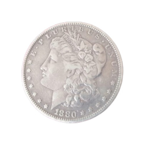  Estados Unidos Moneda Morgan De 1 Dólar Año 1880