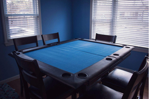 Game Night Table Topper - Tapete De Juegos, Azul