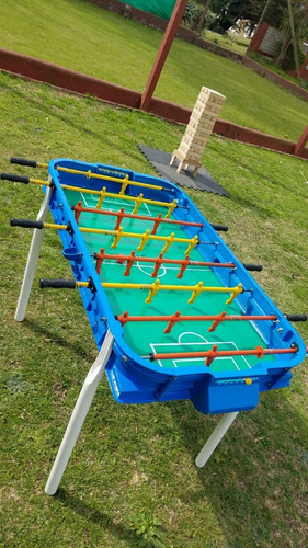 Imagen 2 de 11 de Alquiler Metegol Tejo De Aire Pool Jenga Gigante Sapo Dardos