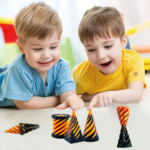 3 Paquetes Conos Espirales Imposibles, Juguete Antiestrés