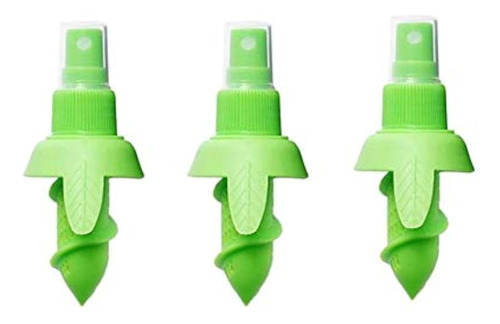 Hovico 3 Pcs Creative Lemon Juice Sprayer, Green Citrus Spra