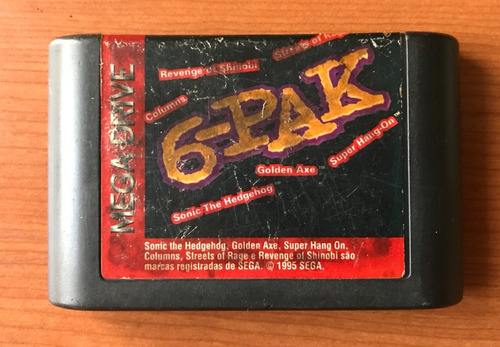 6 Pak Original Mega Drive Tectoy