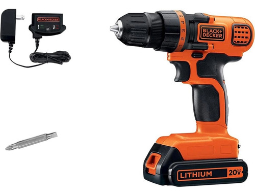 Taladro Inalámbrico  Black And Decker Batería Litio 20v