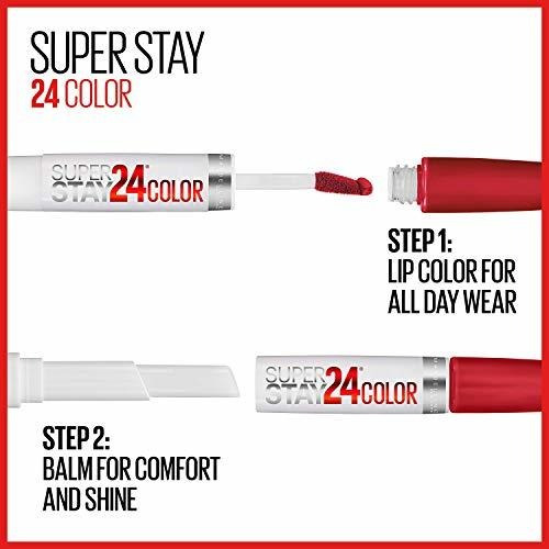 Lápiz Labial Líquido Maybelline Superstay 24, 2 Pasos, Color