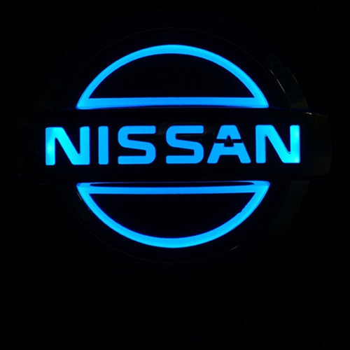 Logotipo De Luz De Coche Nissan Led 11,7 Cm X 10 Cm