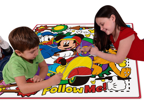 Imagen 2 de 4 de Mickey Club House Artistic Color Mat Ditoys Cuotas