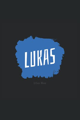 Mi Nombre Es Lukas: Cuaderno Forrado Libro De Ejercicios De