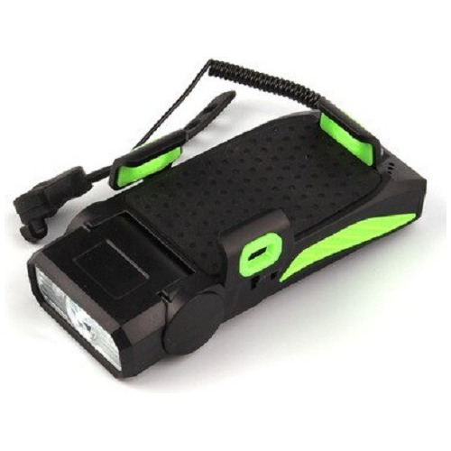 Luz Led Bicicleta Delantera, Bocina Porta Celular, 4000 Mah. Color Azul