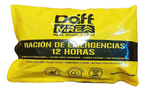 Daff Racion De Emergencias 12horas Menu 5 - Crt Ltda