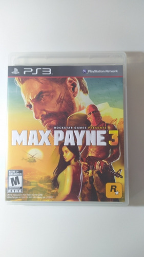 Max Payne 3 -ps3- Original Semi Novo - Com Manual (Usado)