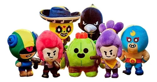 Estrellas de la pelea  Brawl Stars Muñecos de peluche de cuervo  predeterminados de 25 cm