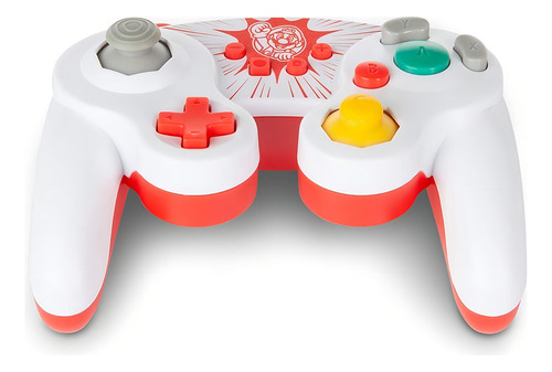 Control Para Switch Powera Cube Mario Blanco Alámbrico