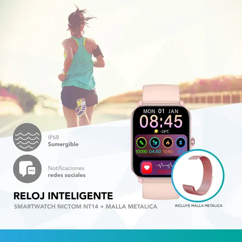Smartwatch cuadrado hotsell