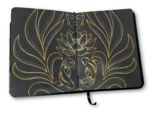 Imagem 4 de 8 de Caderno Com Folha Preta Sketchbook Bullet Journal, Notebook