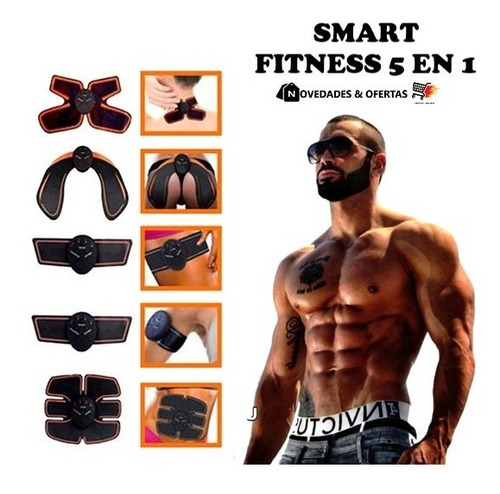 Parches Electroestimulacion Muscular Smart Fitness Usb