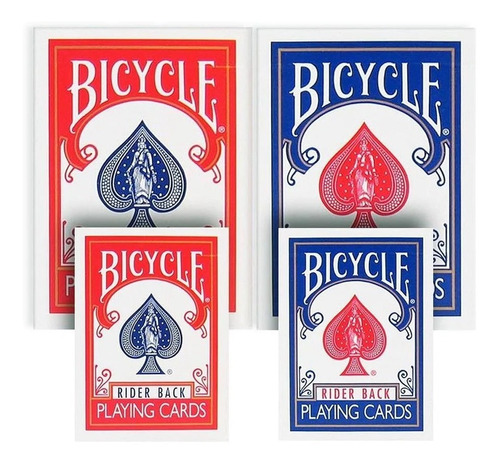 Baraja De Cartas Bicycle Mini Deck Red & Blue