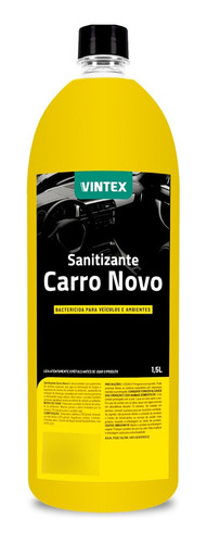 Aromatizante Sanitizante Cheirinho Carro Novo Vintex 1,5l