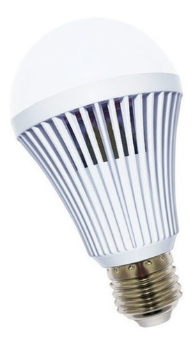 Lámpara Led Bulbo E27 12w Autónoma Fría Luz De Emergencia