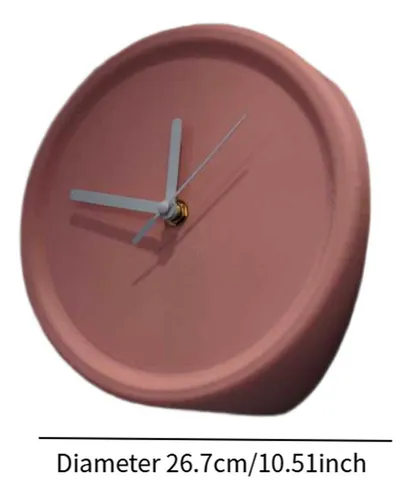 Dentro Del Reloj De Pared De Decoración De Pared Rosa