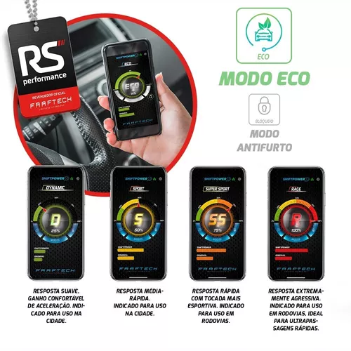 Módulo Acelerador Uno 2021 Pedal Shift Power App Bluetooth - EURO