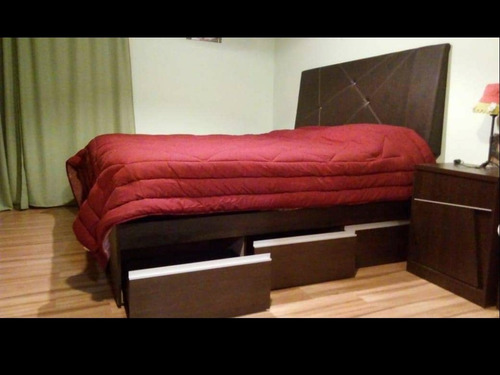 Imagen 2 de 5 de Base Cama Extensible Con Cajones 1.40 A 2.00