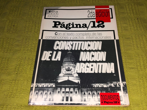 Constitucion De La Nacion Argentina Santa Fe Parana 1994 2da