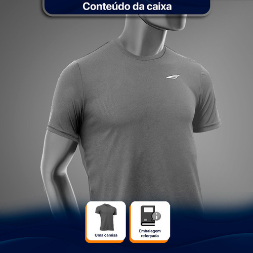 Camisa P Penalty X Airdry Treino Crossfit Fit Fitness Chumbo