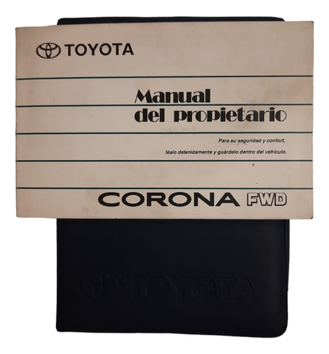 Manual Del Propietario Toyota Corona Original
