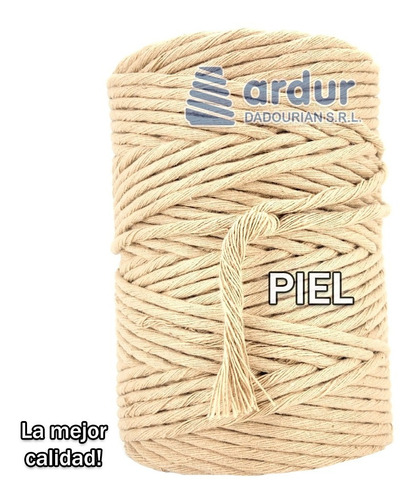 Hilo De Algodon De Colores Vip Macrame De 100 Mts. De 3,5mm.