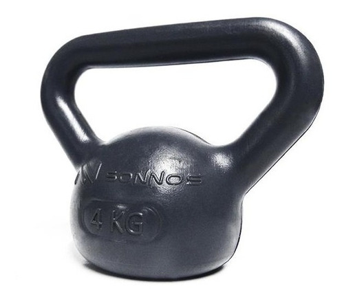 Pesa Rusa Kettlebell Pvc 4 Kg. X U. Sonnos Funcional Color Rojo