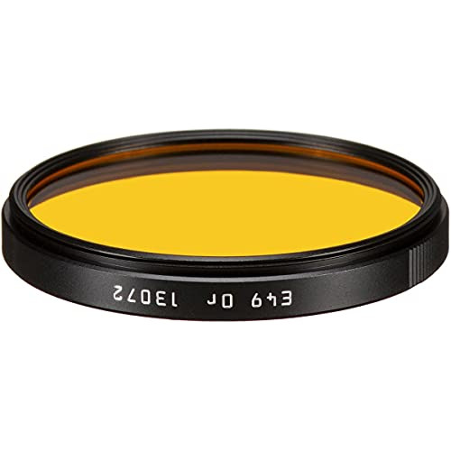 Leica Filtro Naranja, E49, Negro (13072)
