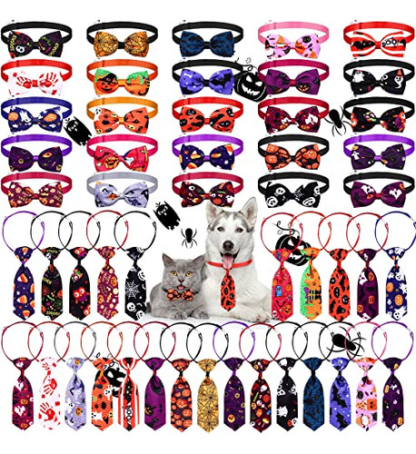 50 Pieces Christmas Dog Bow Tie Collar Set Includes 25 ...