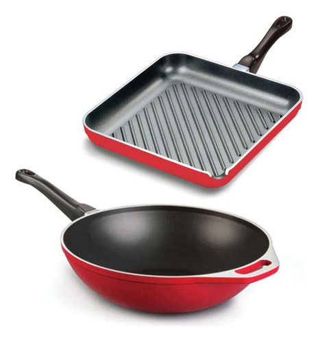 Set Cucina Donna Avon Wok 30cm + Bifera 