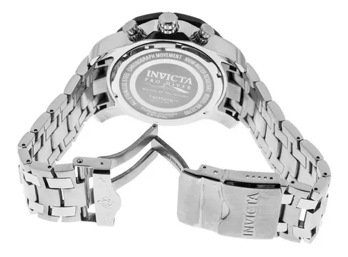 Rel gio Invicta Pro Diver Em A o Com Fundo Preto Ref 22760